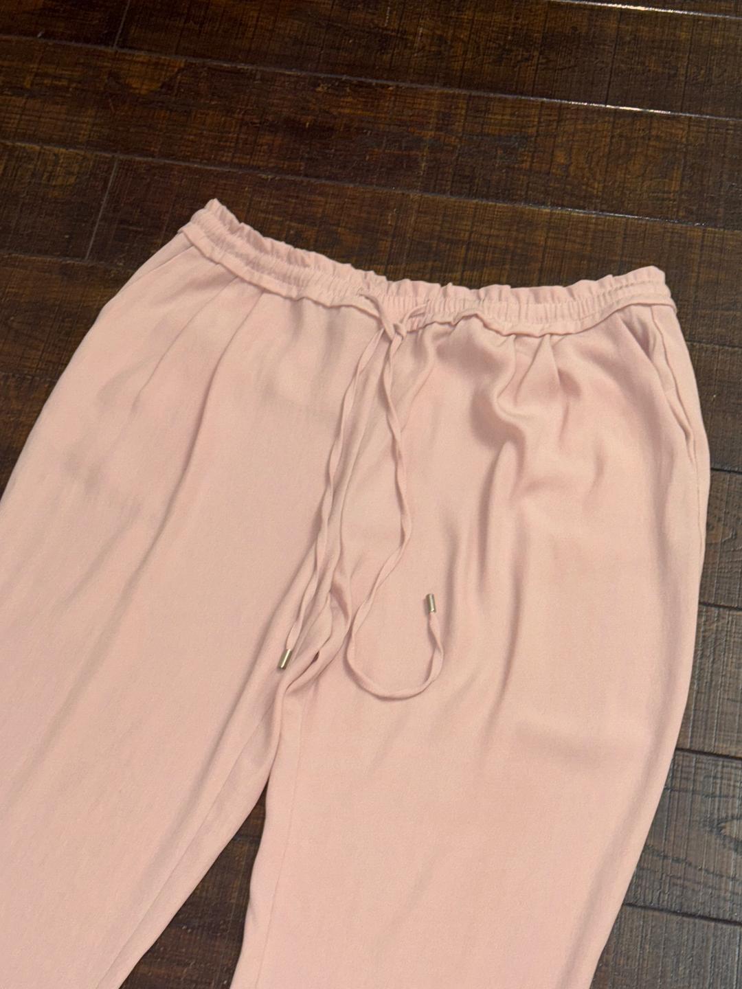Zara Пудровые легкие брюки / Джоггеры ZARA BASIC — фото 2