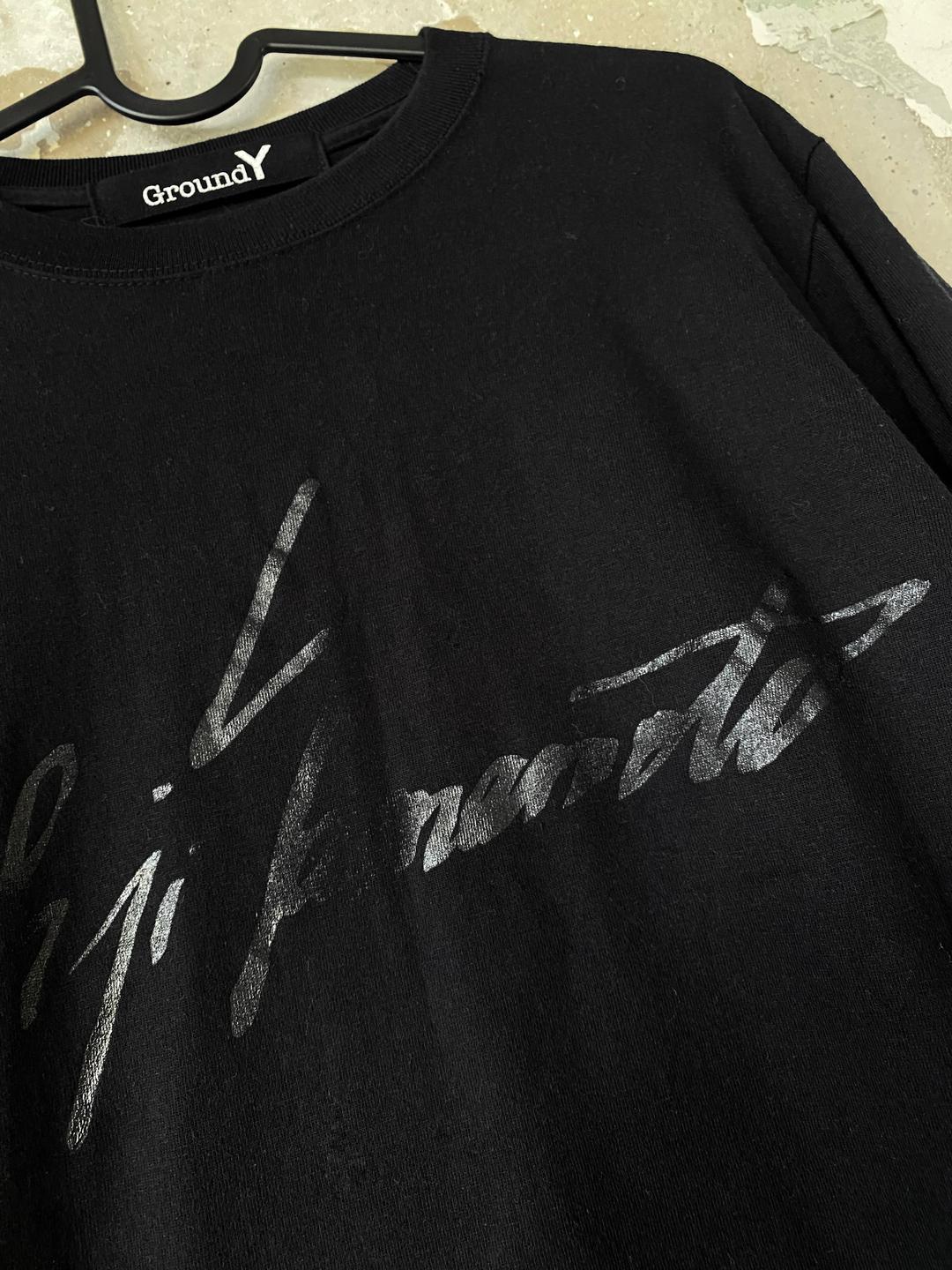Yohji Yamamoto Yohji Yamamoto GroundY лонгслив с принтом — фото 2