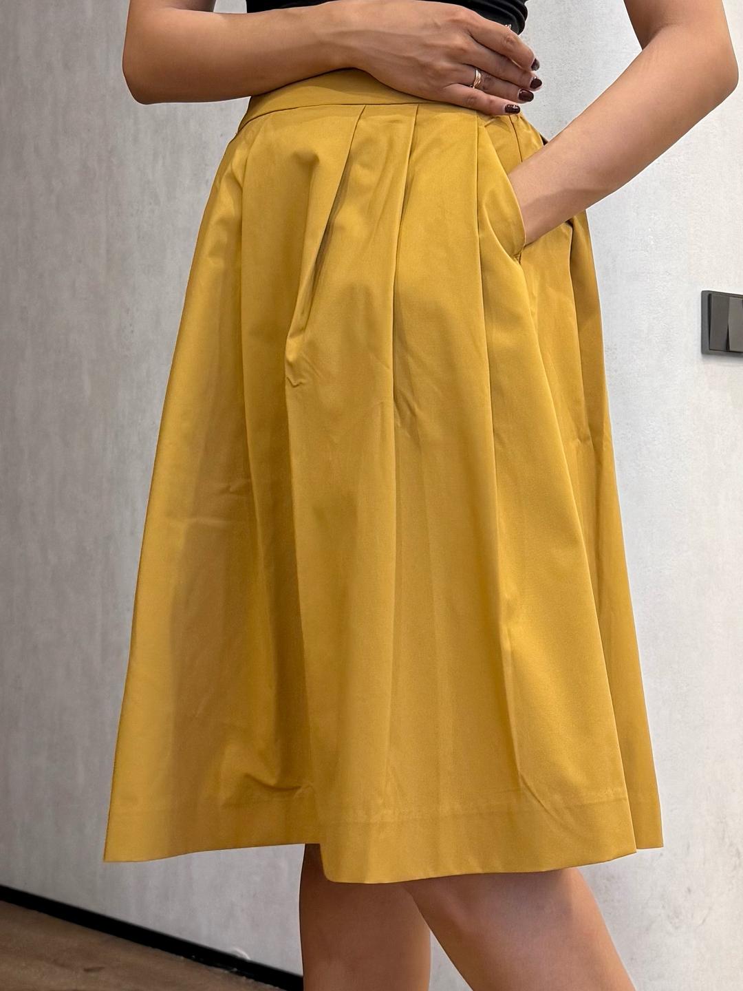 Uniqlo Желтая юбка Uniqlo — фото 2