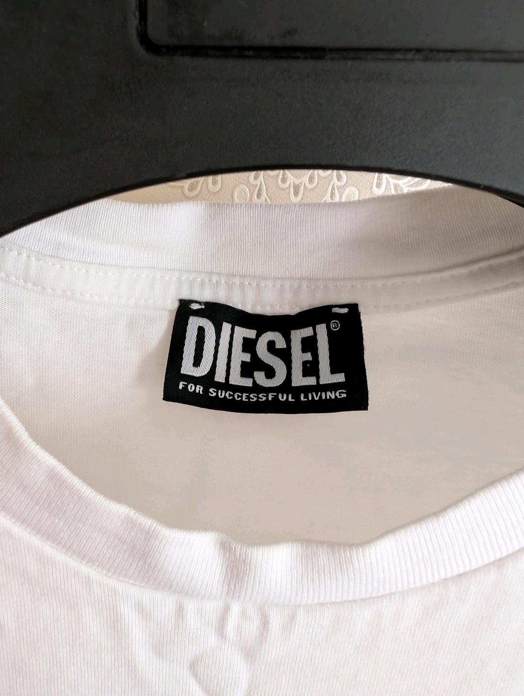 Diesel Футболка Diesel «Denim Division 78» с объемным лого — фото 2