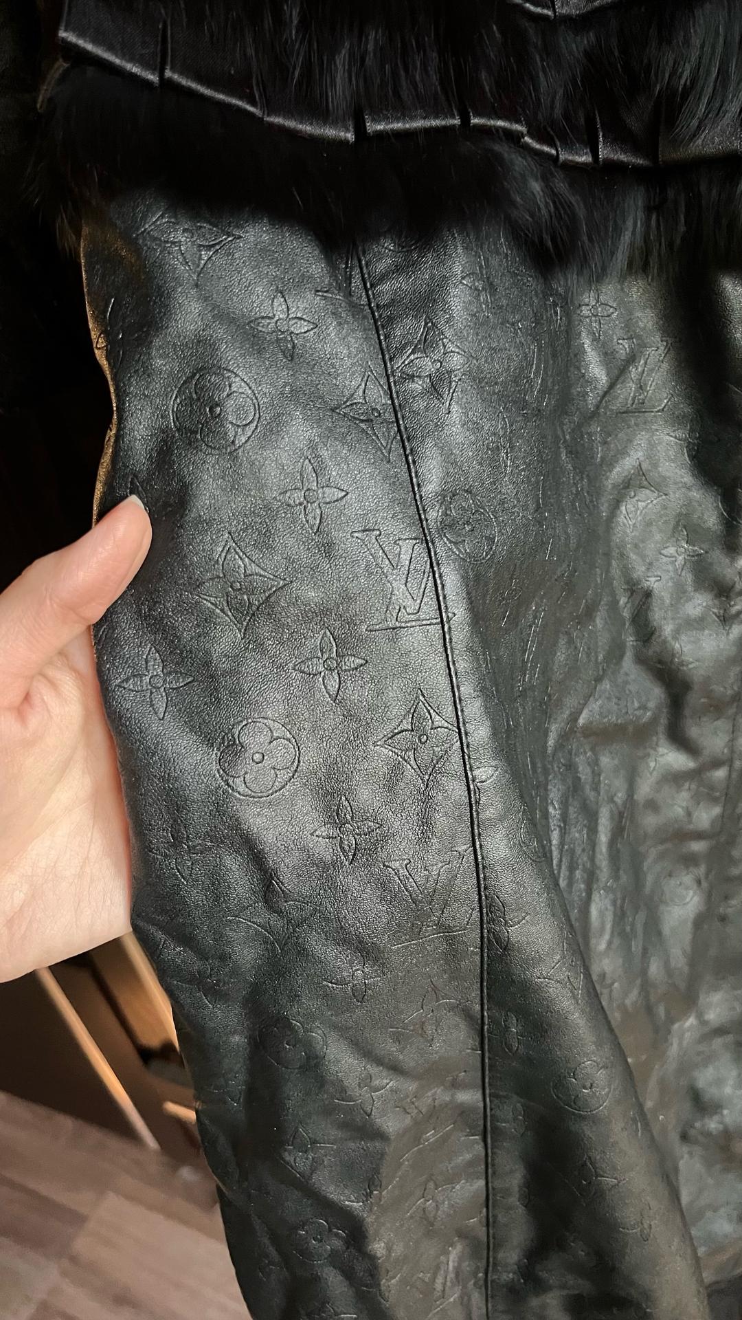 Louis Vuitton Платье Louis Vuitton кожа — фото 2