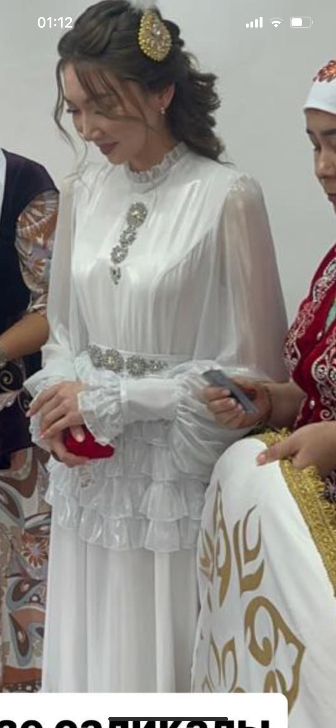 Нет бренда Белое платье национальное — фото 2
