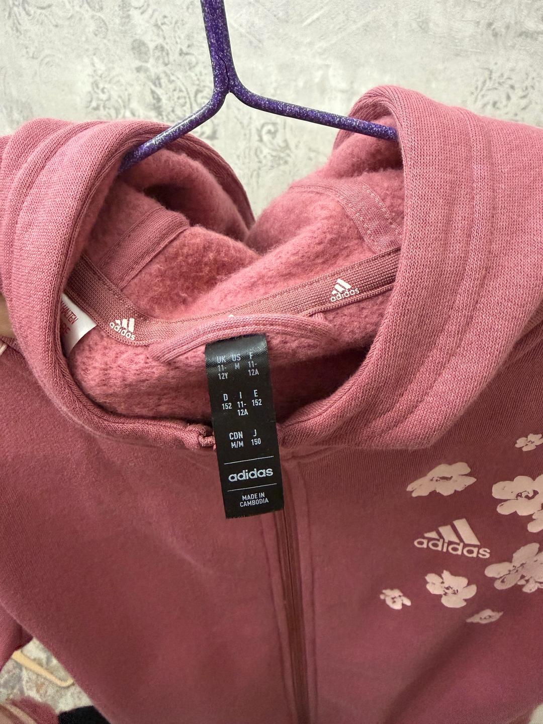 Adidas спортивная толстовка на молнии — фото 2