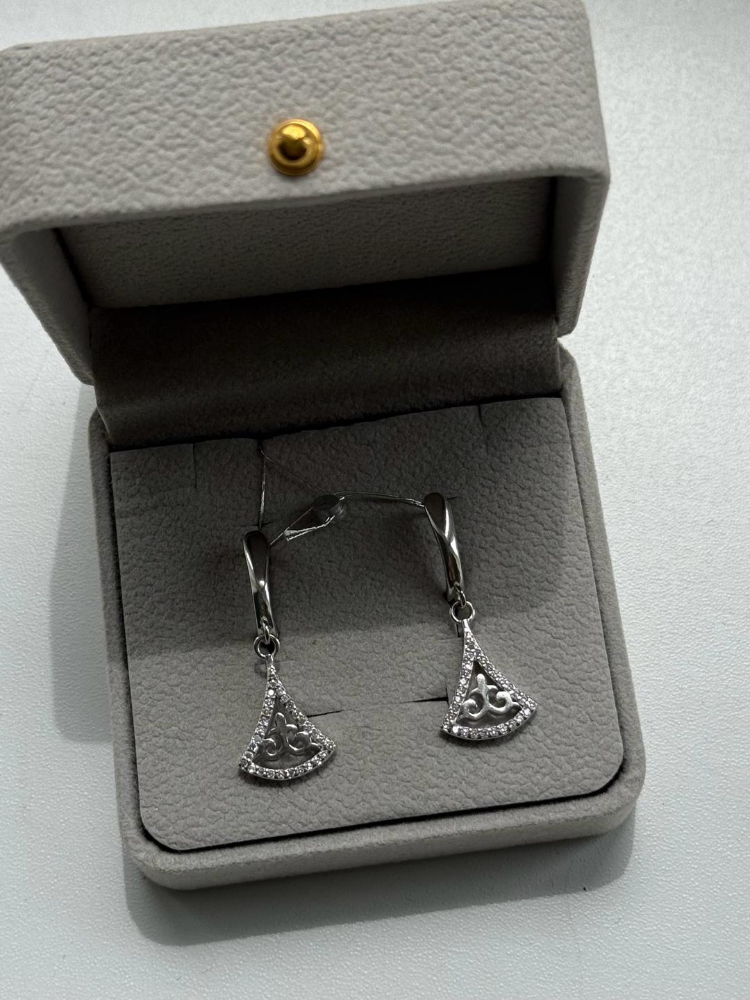 Silver Silver Серебряные серьги в национальном стиле — фото 2