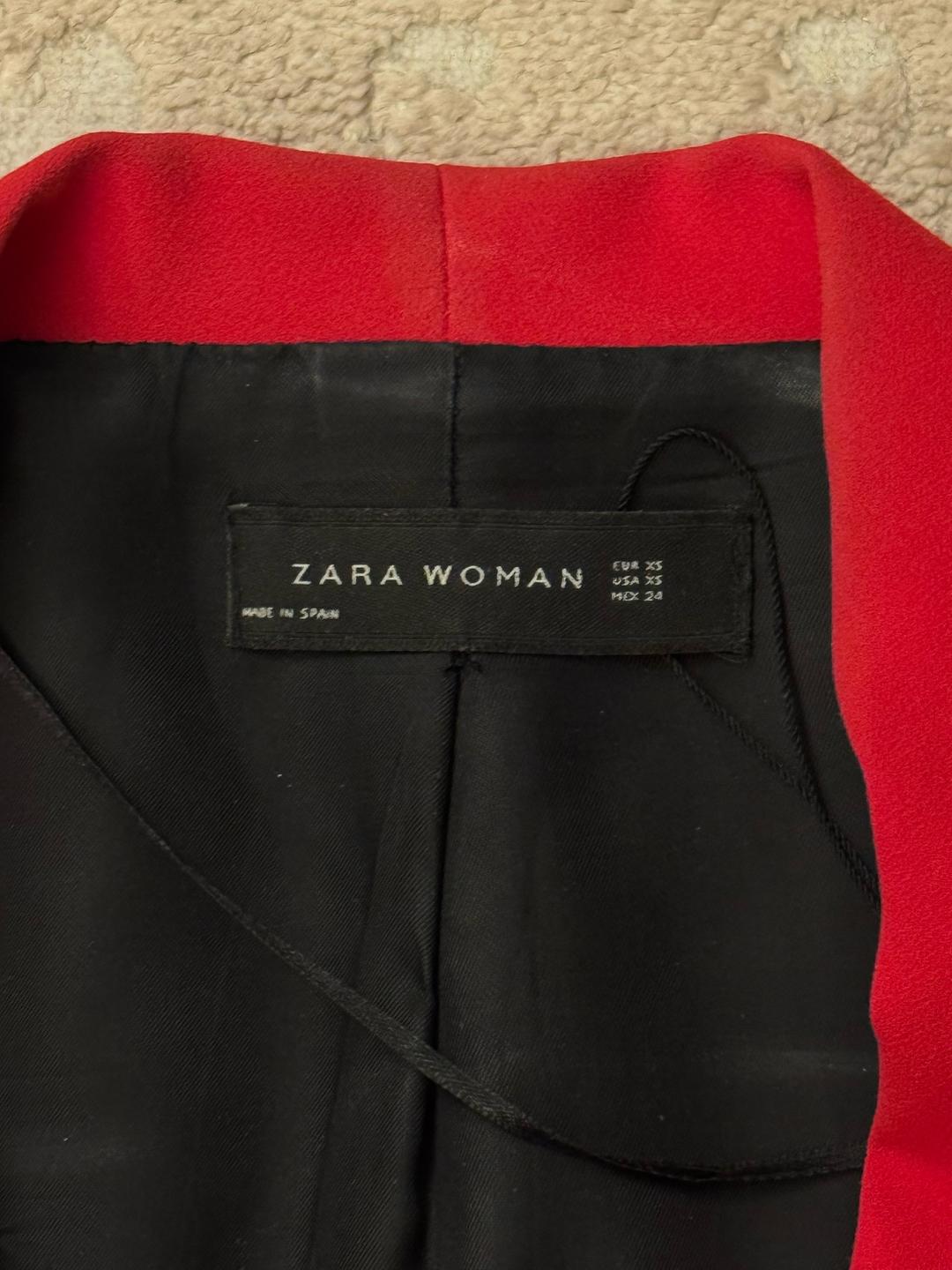 Zara Красный блейзер Zara XS — фото 2
