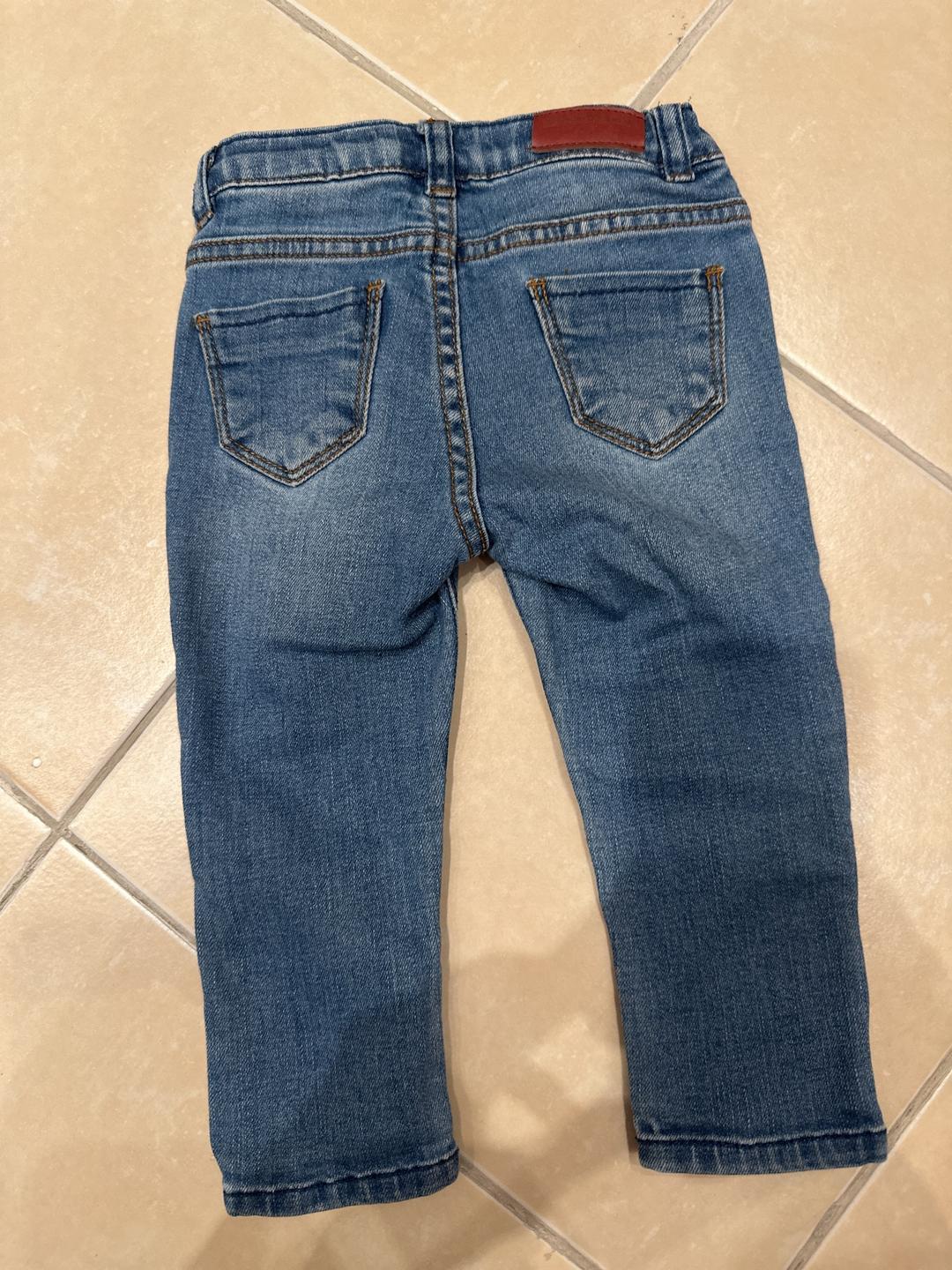 Zara Детские джинсы Зара. 80см, на 9-12 мес. В идеальном состоянии — фото 2