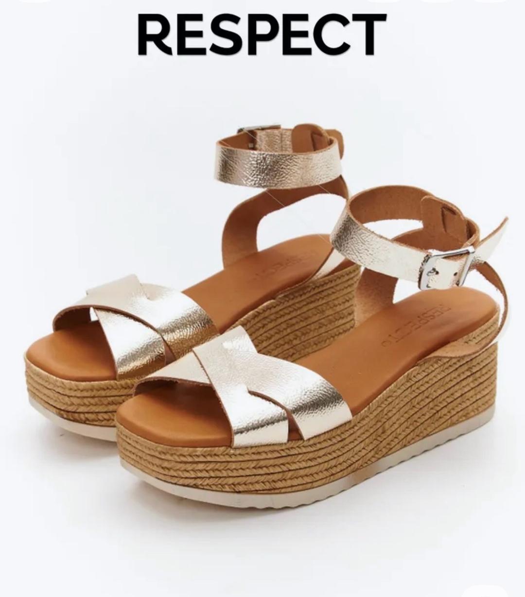 Respect Босоножки на танкетке respect — фото 2