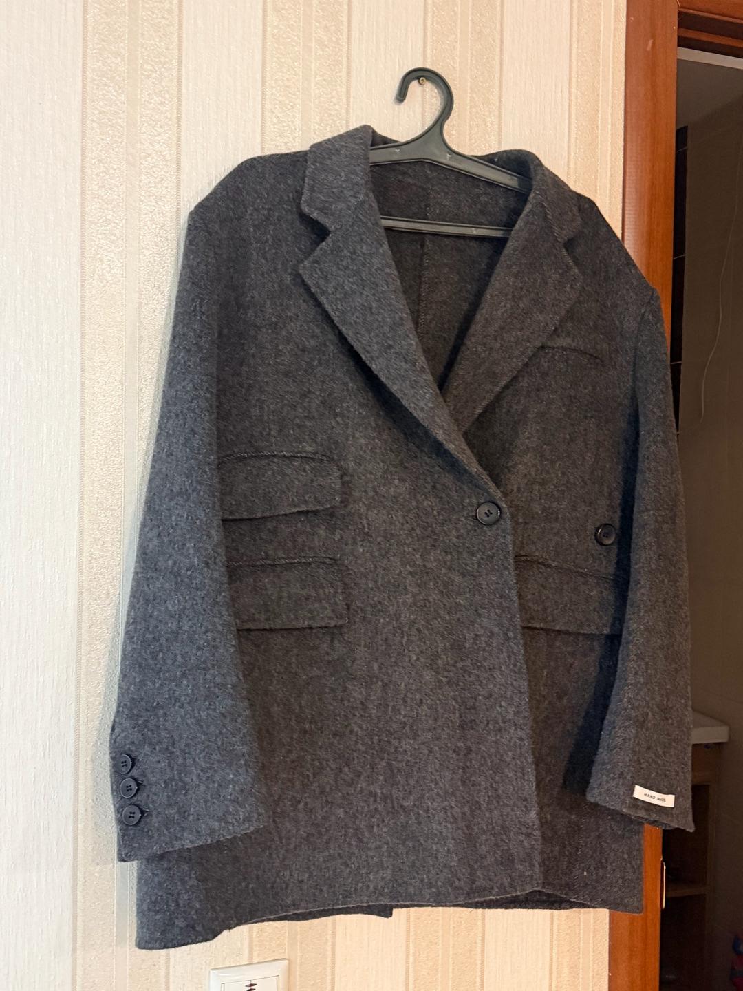 Handmade (ручная работа) Женский шерстяной пиджак пальто — фото 2