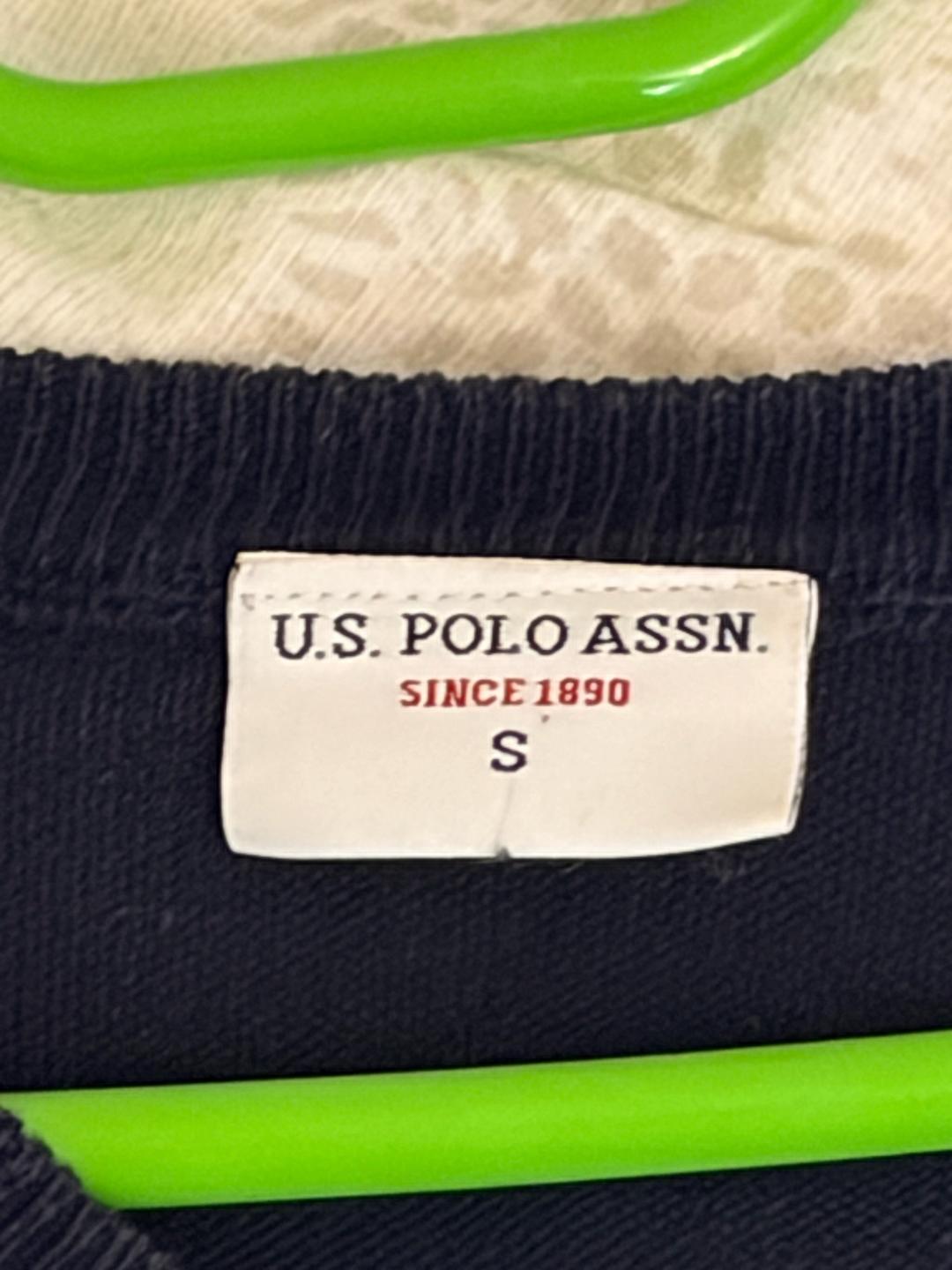 U.S. Polo Assn. Синее поло U.S. Polo Assn. — фото 2