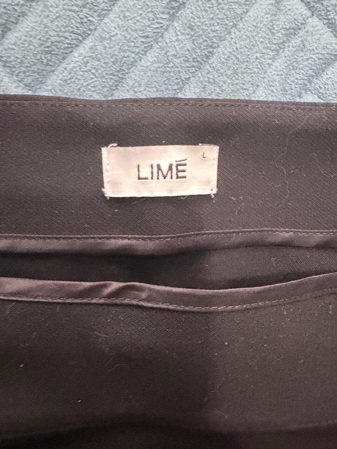 Lime Черная мини юбка Лайм — фото 2