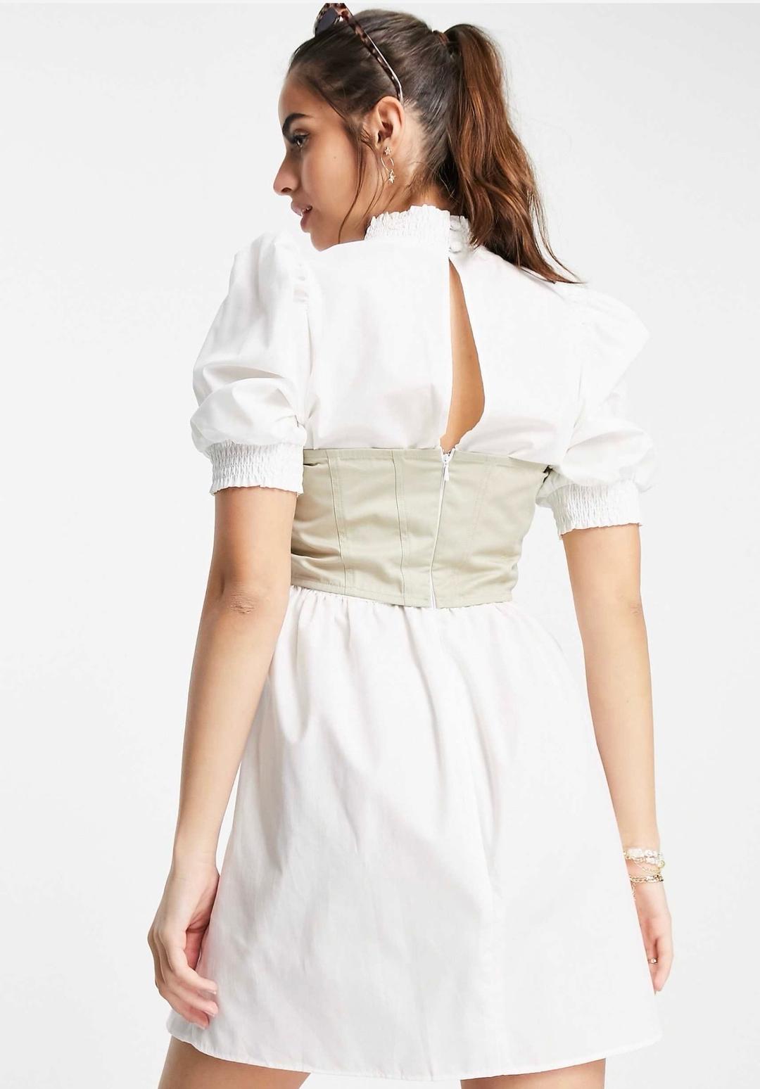 ASOS Платье белое с корсетом ASOS — фото 2