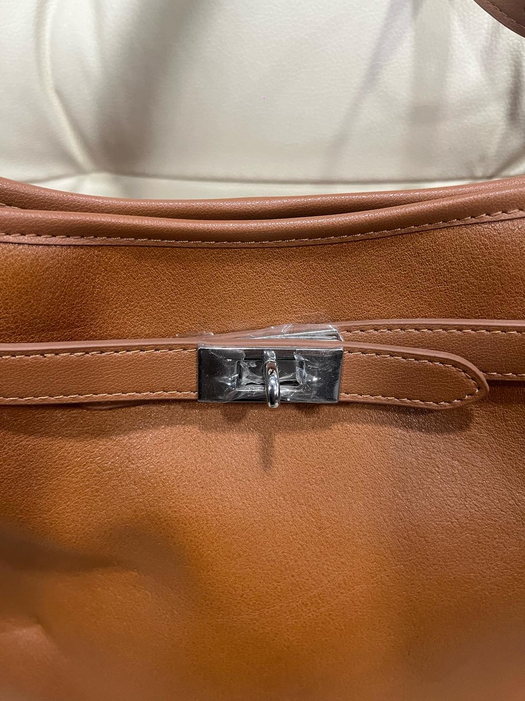 Hermès Сумка хобо кожаная — фото 2