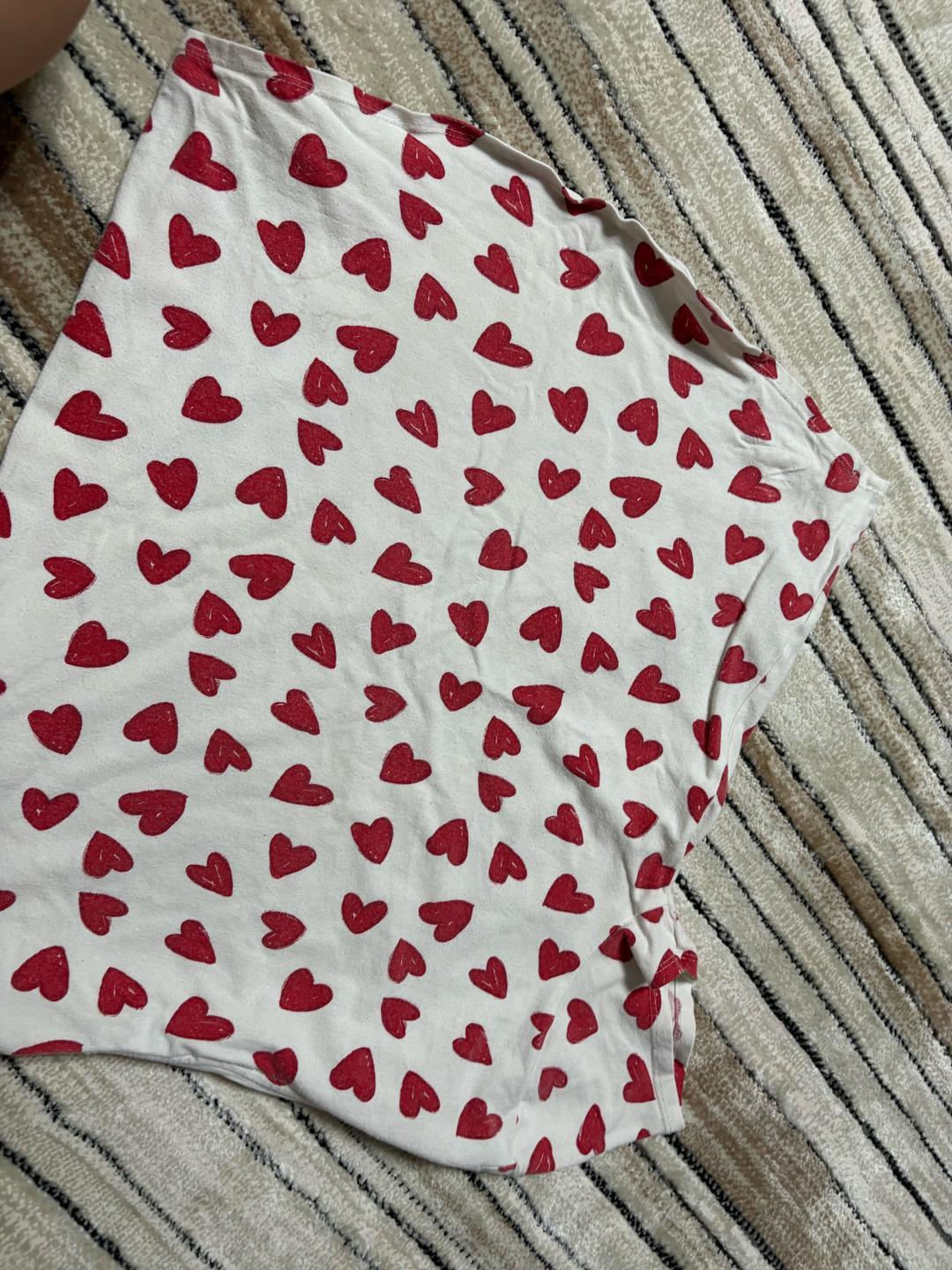 Zara Футболка ZARA с принтом сердец — фото 2