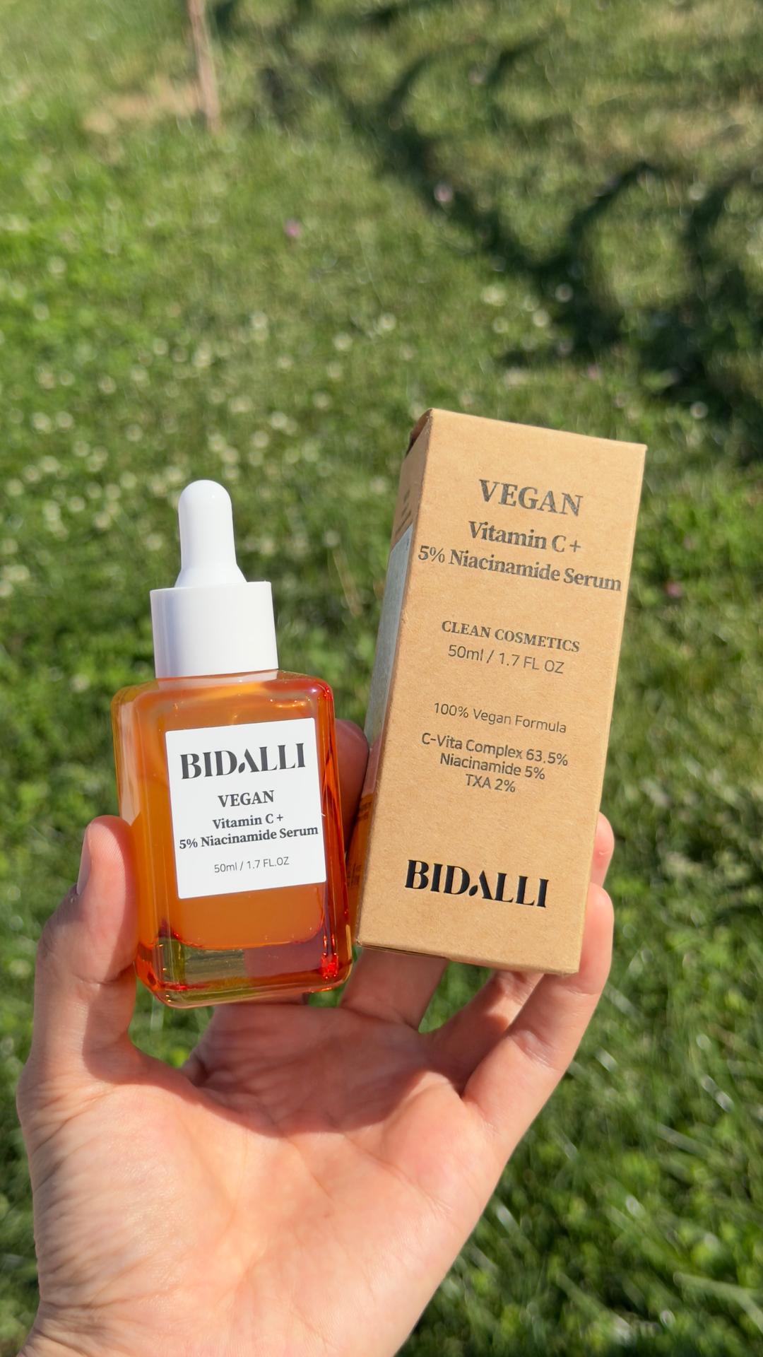 bidalli BIDALLI сыворотка Vegan Vitamin C+ 5% Niacinamide Serum для лица 50 мл — фото 2