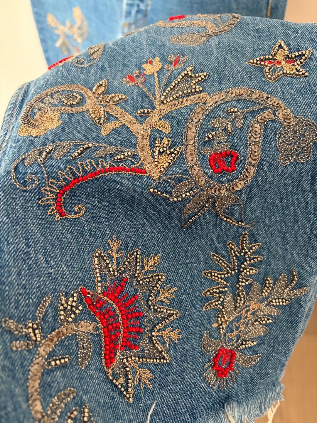 Zara Кюлоты джинсы — фото 2