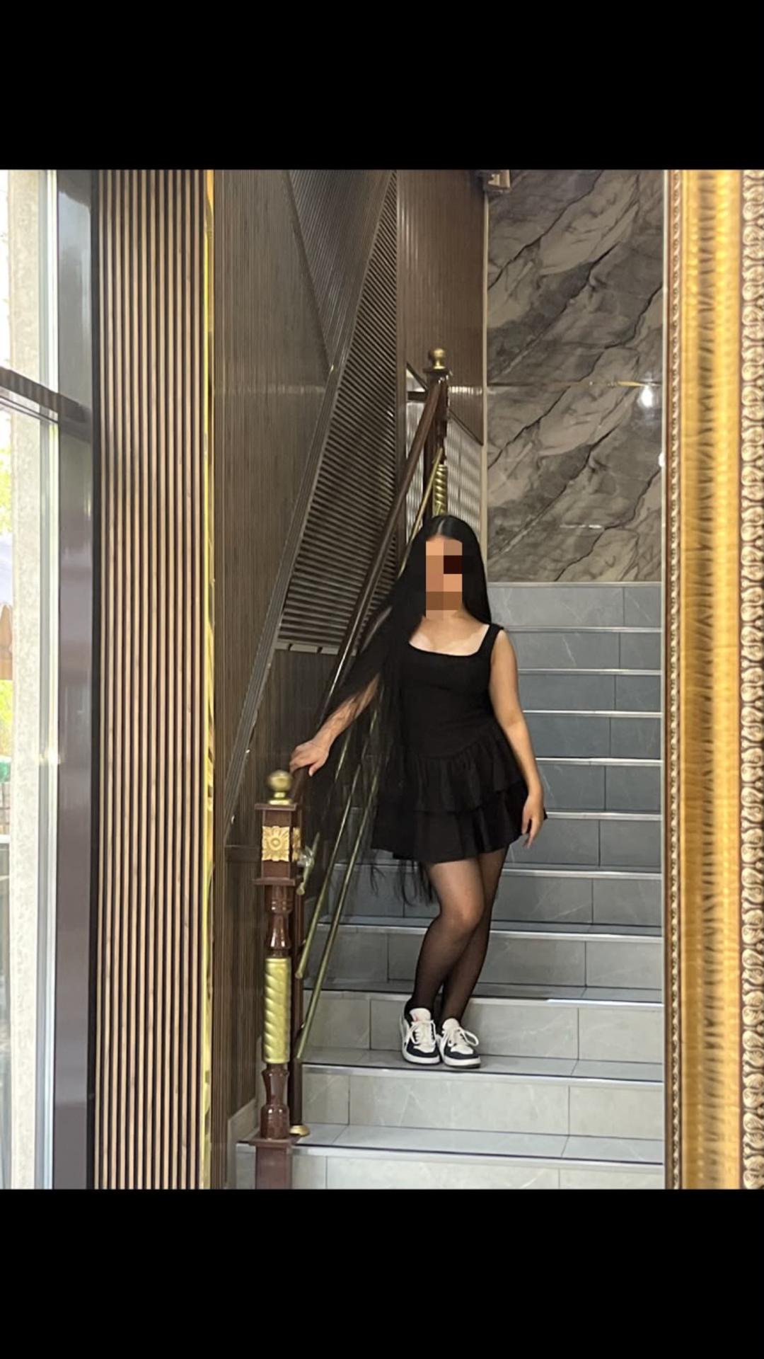 Нет бренда Черное платье с многоярусной юбкой — фото 2