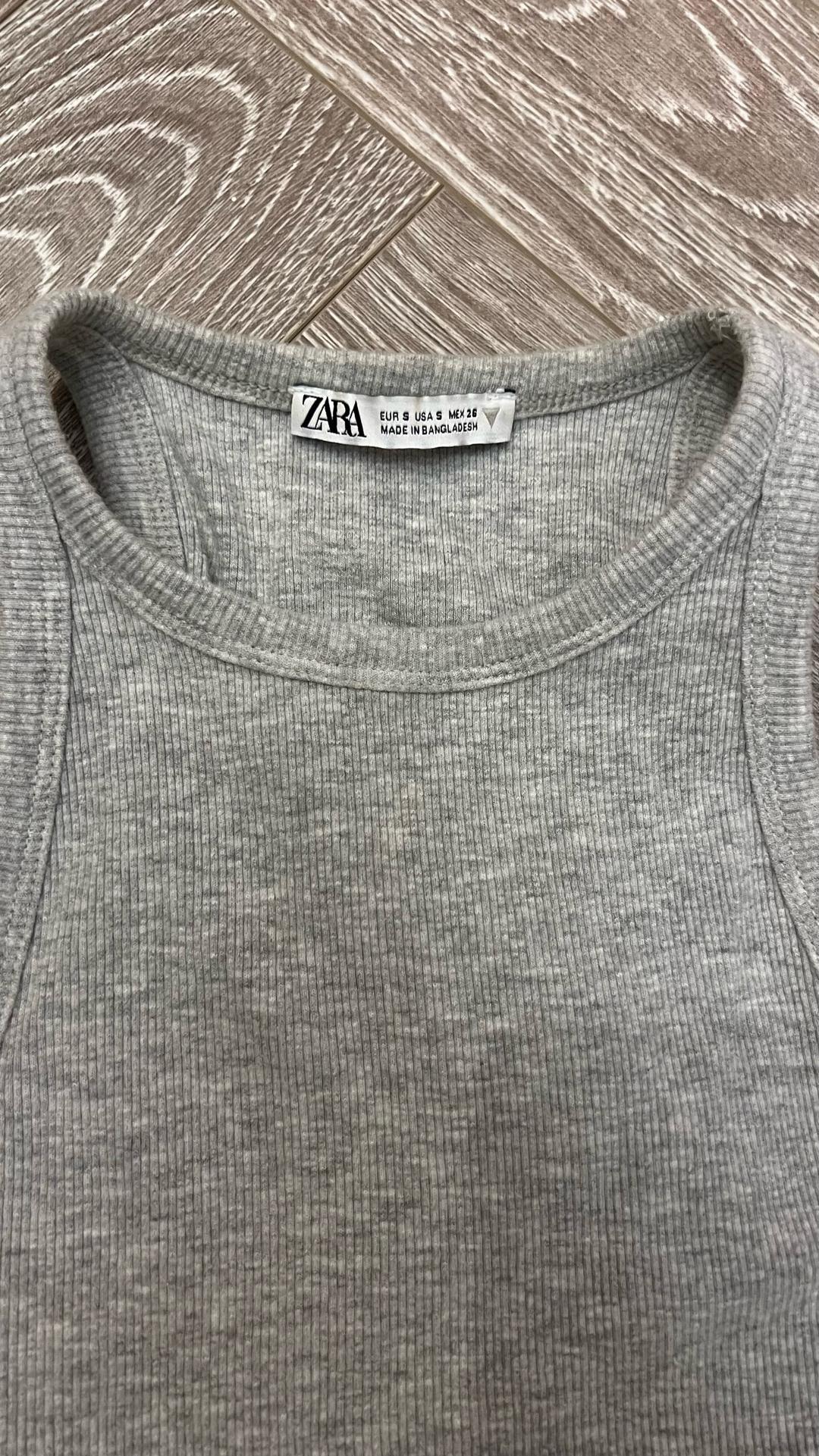 Zara Майка Zara в рубчик — фото 2