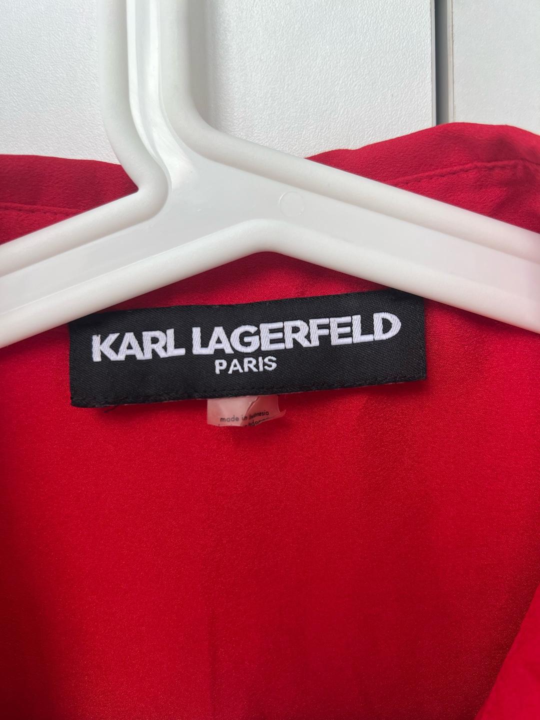 Karl Lagerfeld Блузка без рукавов Karl Lagerfeld Paris — фото 2
