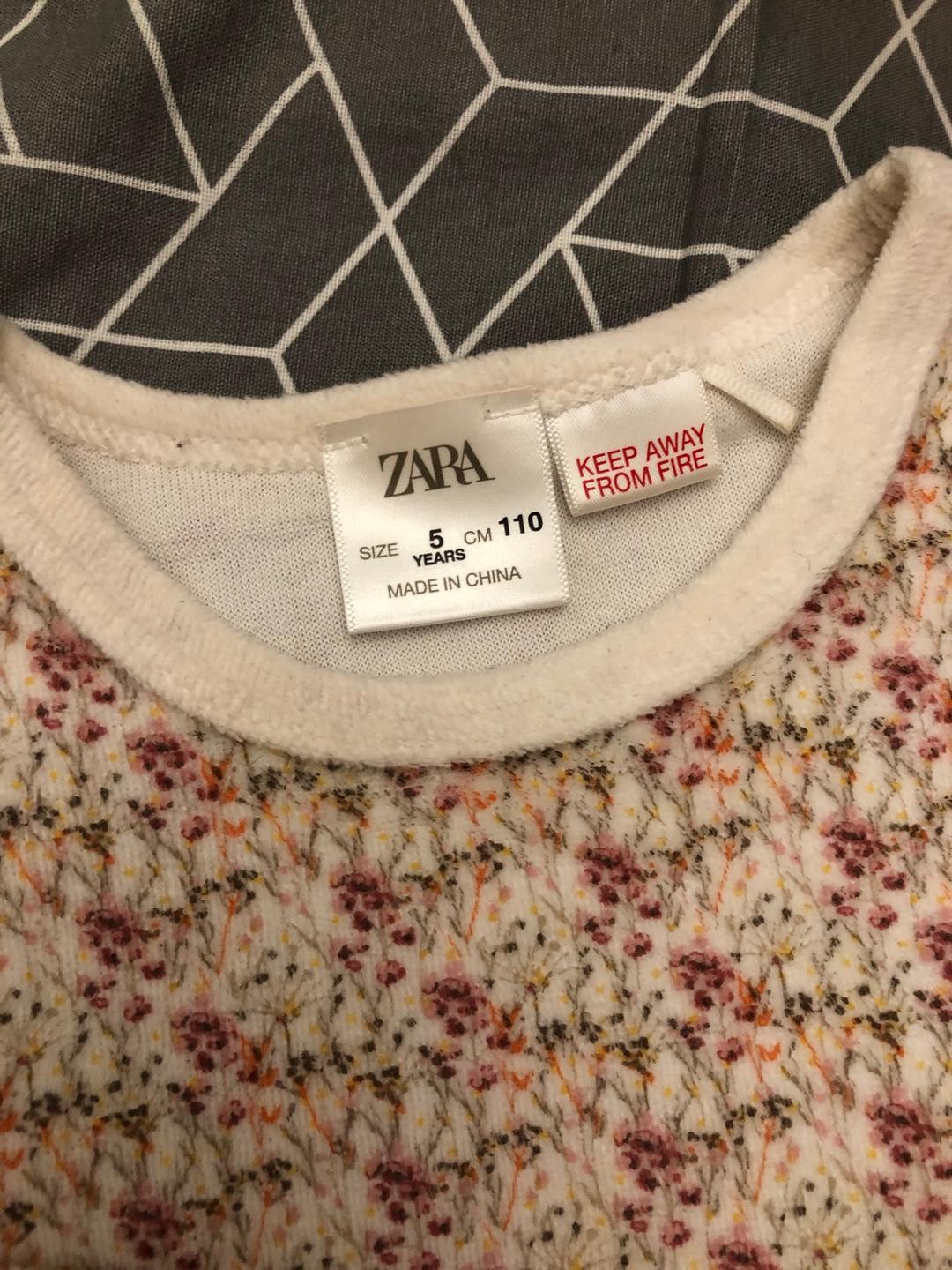 Zara Пижама Zara теплая велюр на манжете штанишки — фото 2