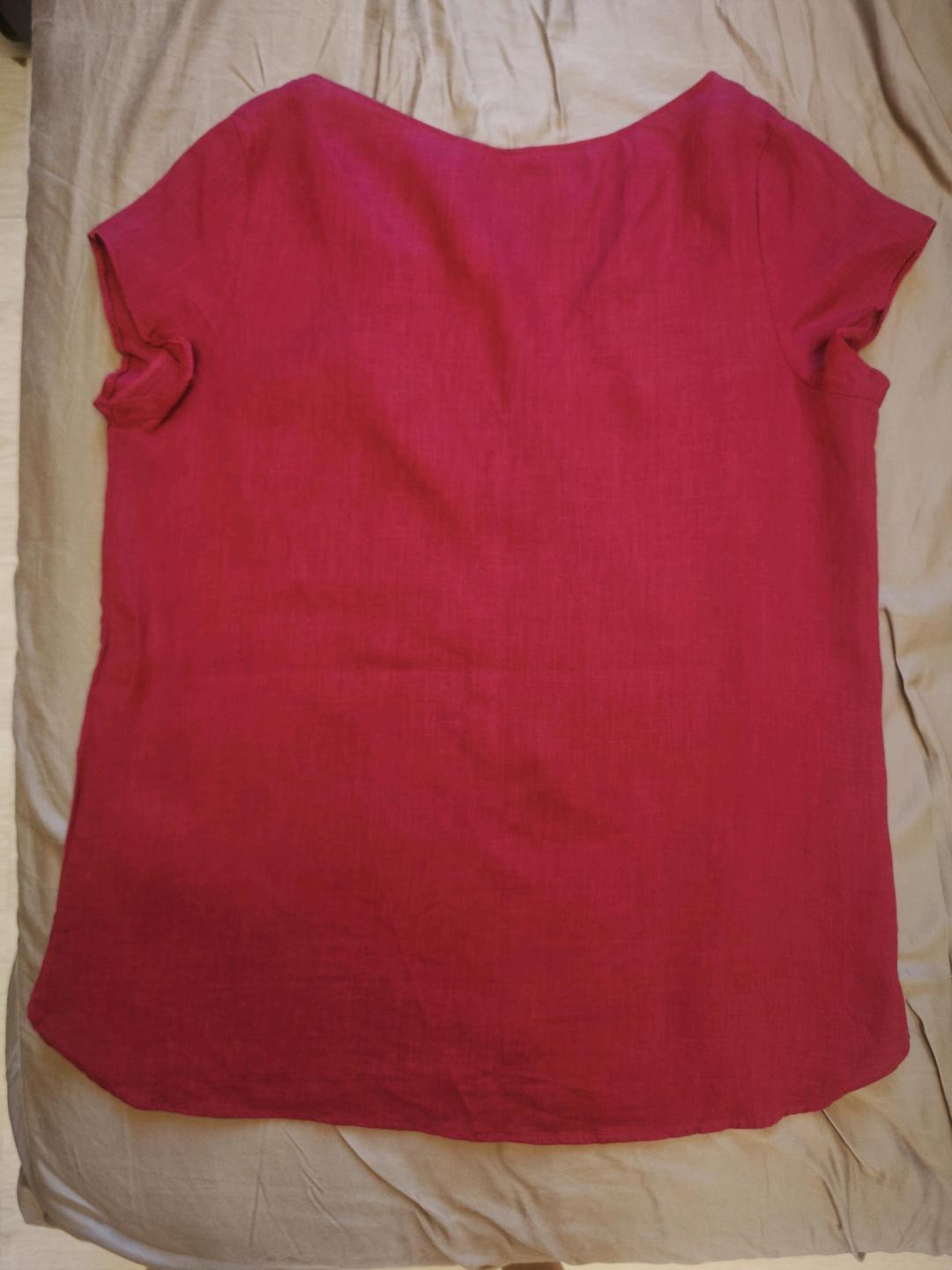 Massimo Dutti Льняная блузка, топ Massimo Dutti, xs-s — фото 2