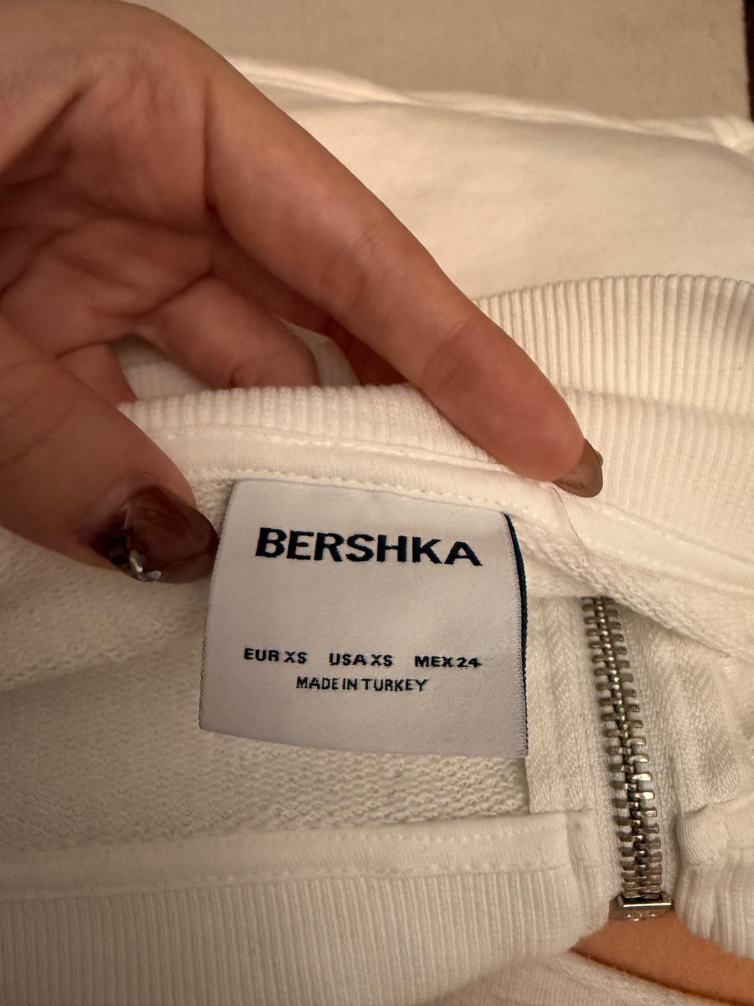 Bershka Топ с открытыми плечами на молнии — фото 2