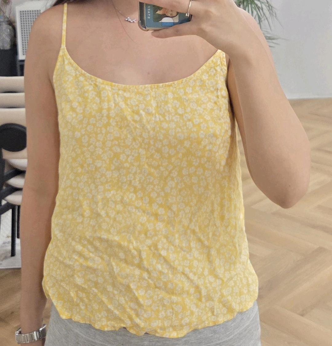 H&M Желтый топ — фото 2