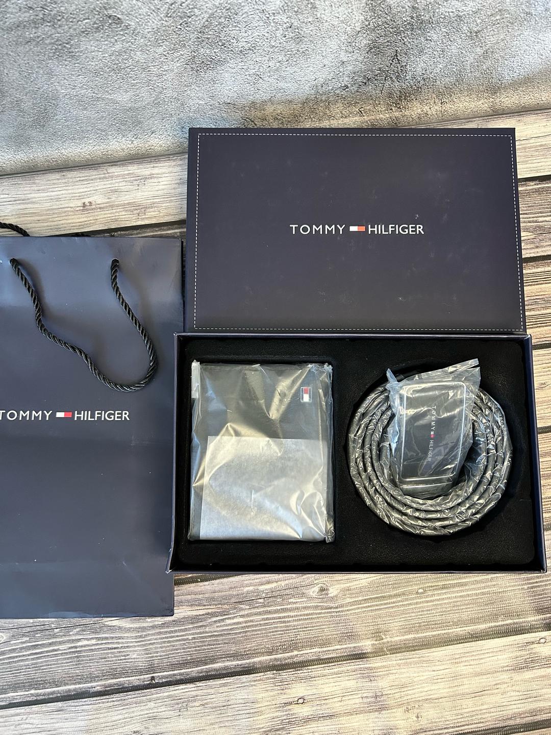 Tommy Hilfiger Набор мужской, ремень и портмоне — фото 2
