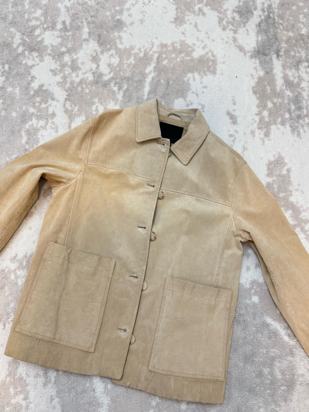 Zara Куртка Zara из замши — фото 2