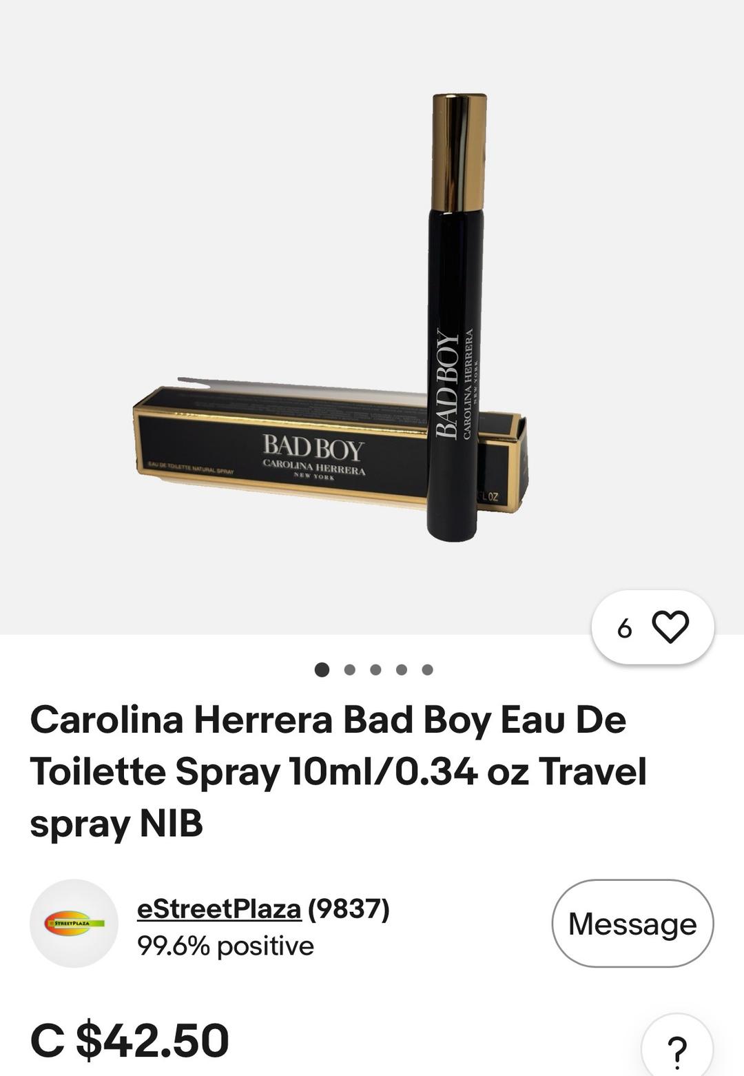 Carolina Herrera Carolina Herrera Bad Boy Elixir парфюм 10 мл — фото 2