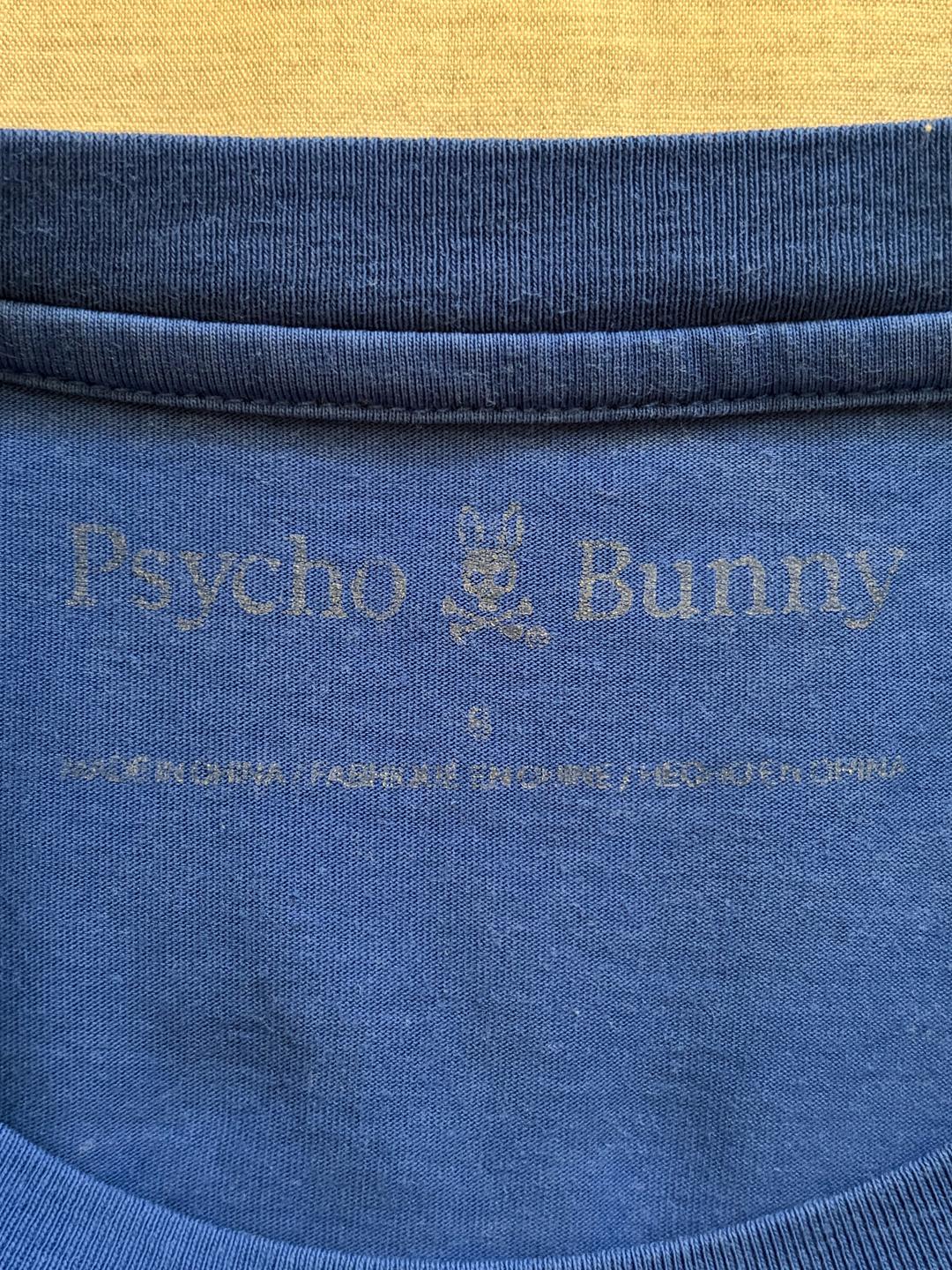 Psycho Bunny Синяя футболкa Psycho Bunny — фото 2