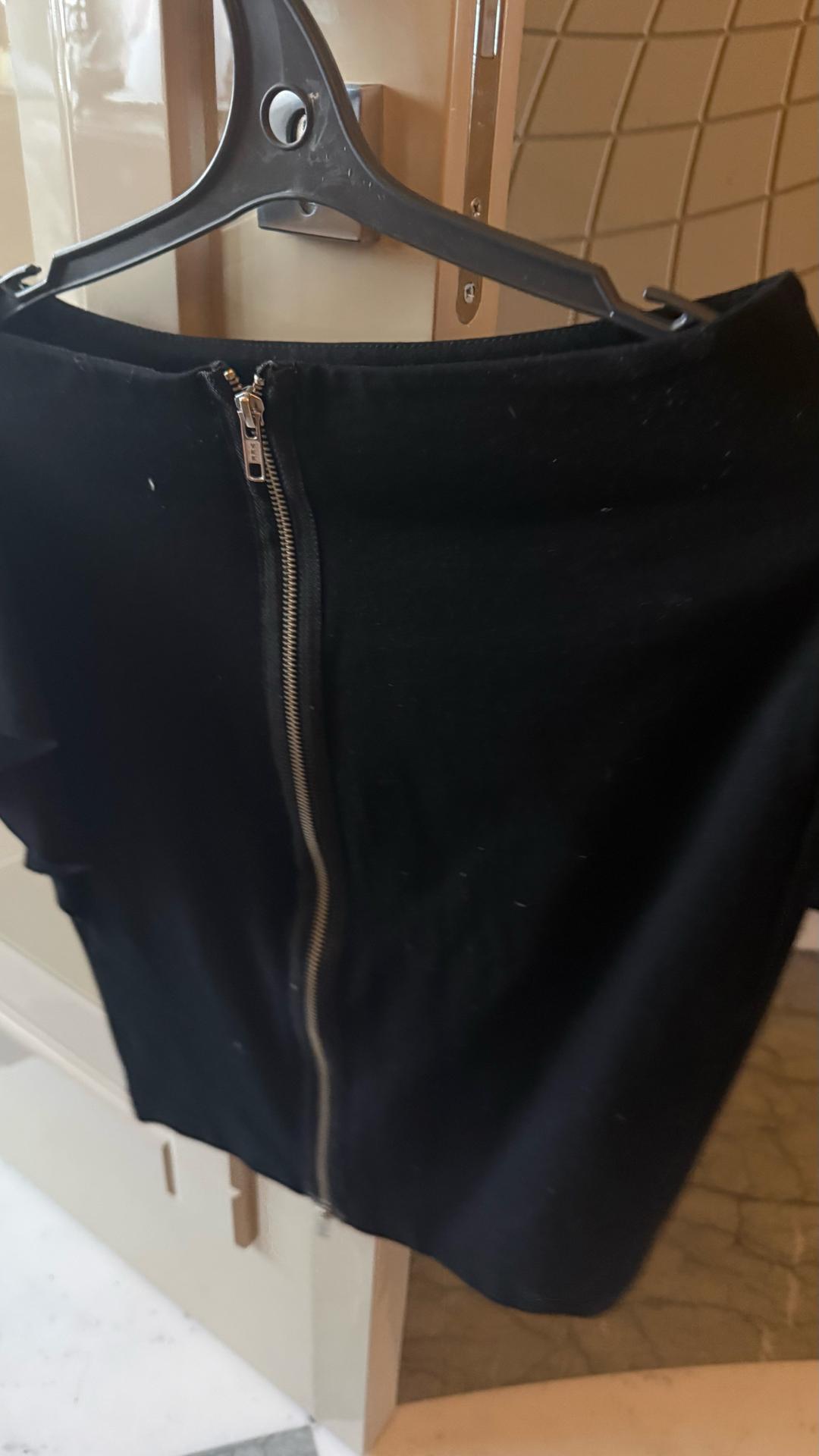 Calvin Klein Черная юбка Calvin Klein с оборкой — фото 2