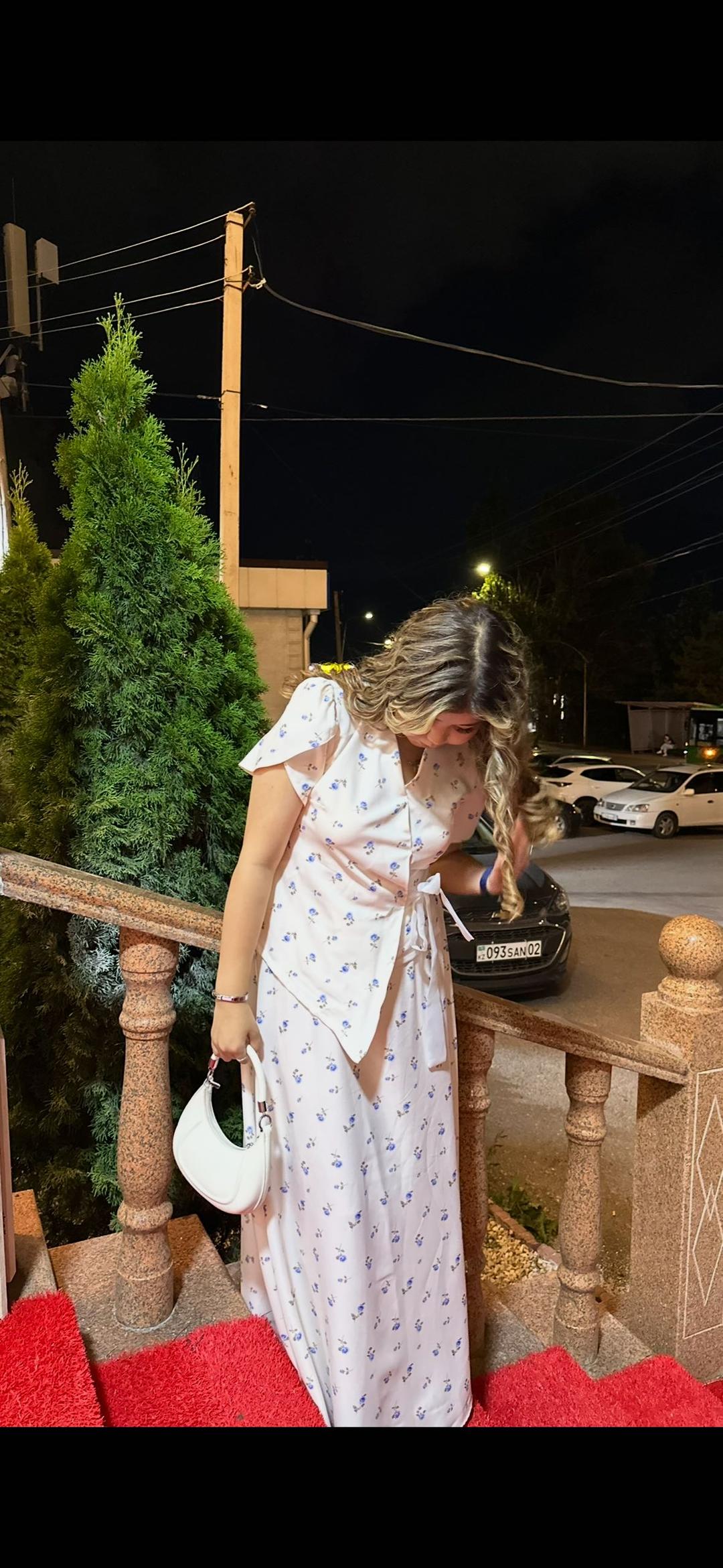 Нет бренда Двойка юбка с цветочным принтом — фото 2