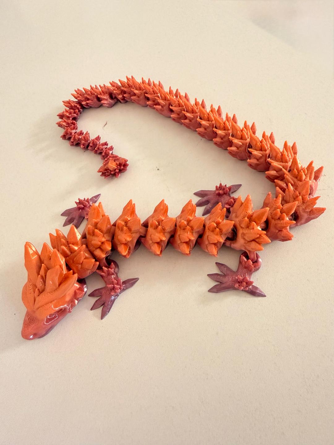 Нет бренда Шарнирная игрушка дракон 3D печать — фото 2