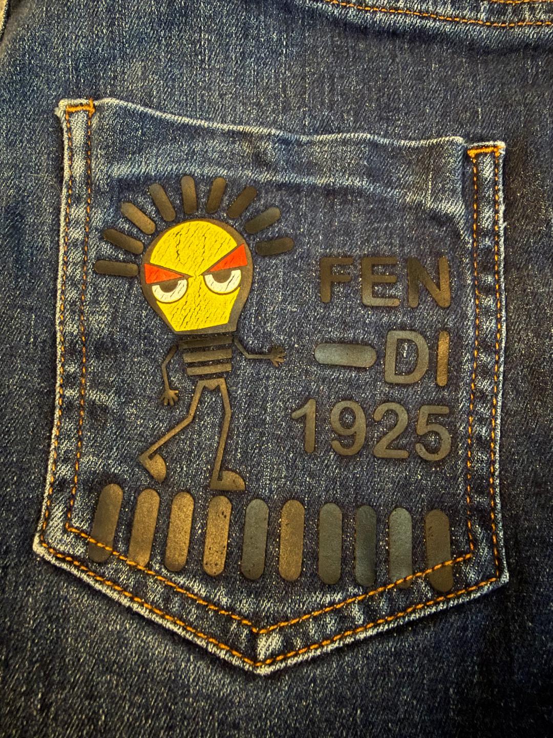 Fendi Джинсы Fendi на мальчика — фото 2