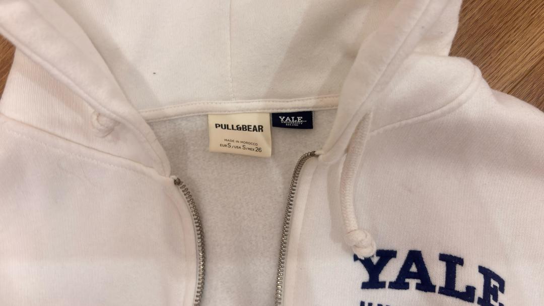 Pull & Bear Укороченное худи Pull&Bear Yale University 🤍 — фото 2
