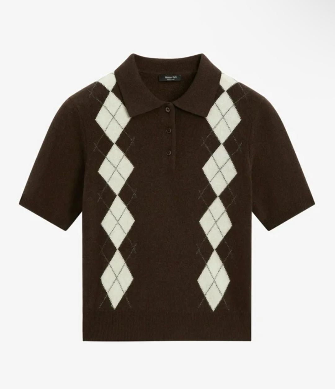 Massimo Dutti Поло Massimo Dutti с ромбами — фото 2