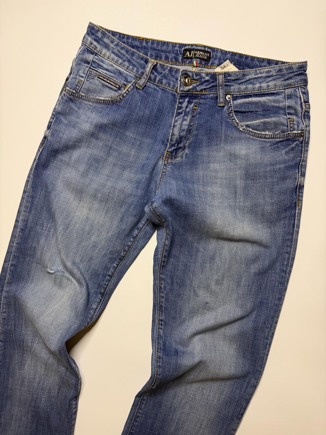 Emporio Armani Джинсы Emporio Armani Jeans distressed slim fit — фото 2