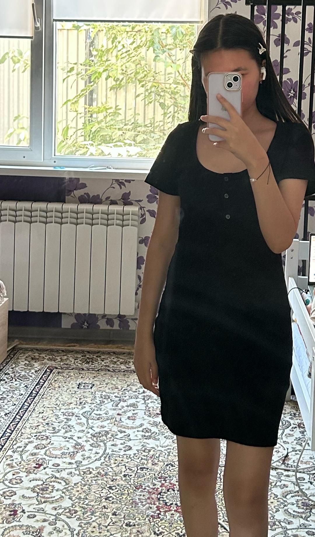 H&M черное платье h&m — фото 2