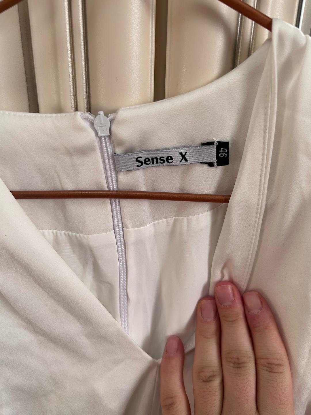 SENSE X Платье в цвете Айвори из шелка, в длине миди на рост 170, размер 46 — фото 2