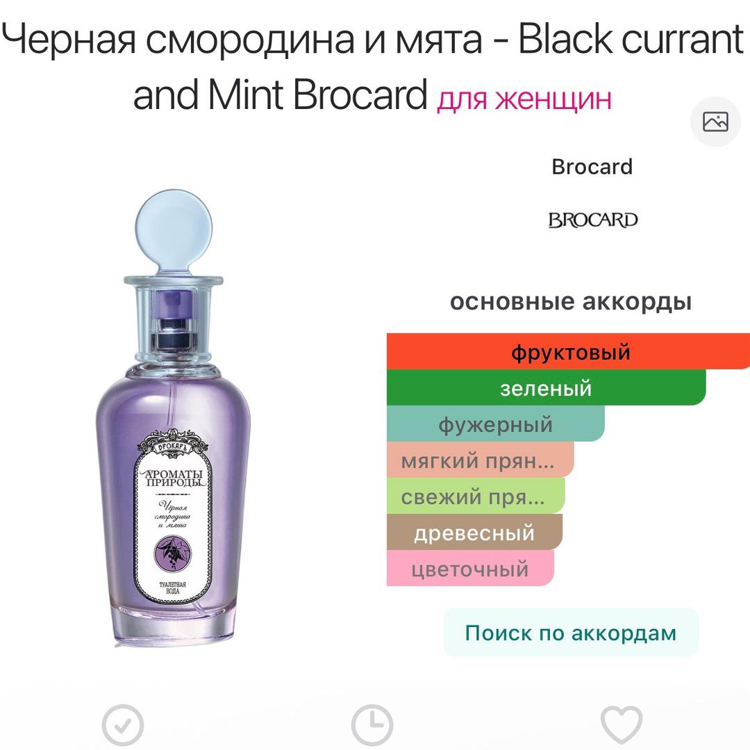 Brocard Черная смородина и мята  BROCARD - 10 мл. — фото 2