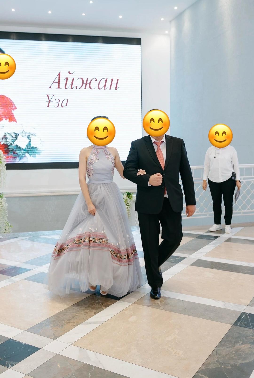 Нет бренда Эксклюзивное платье для вечера / узату — фото 2