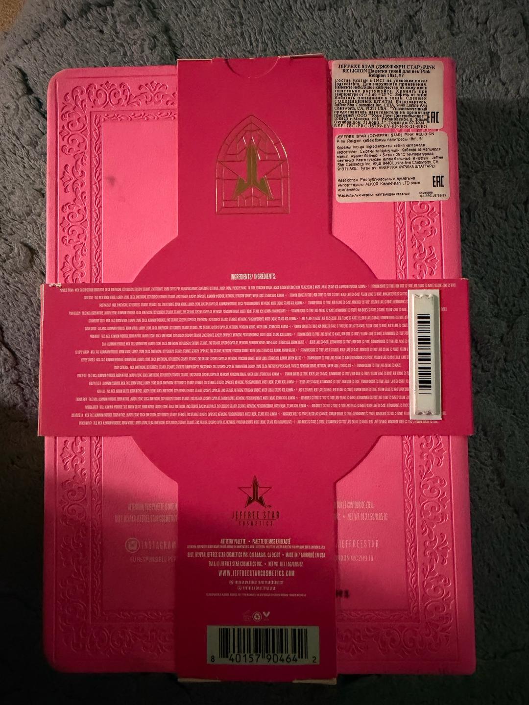 Jeffree Star Pink Religion палетка теней — фото 2