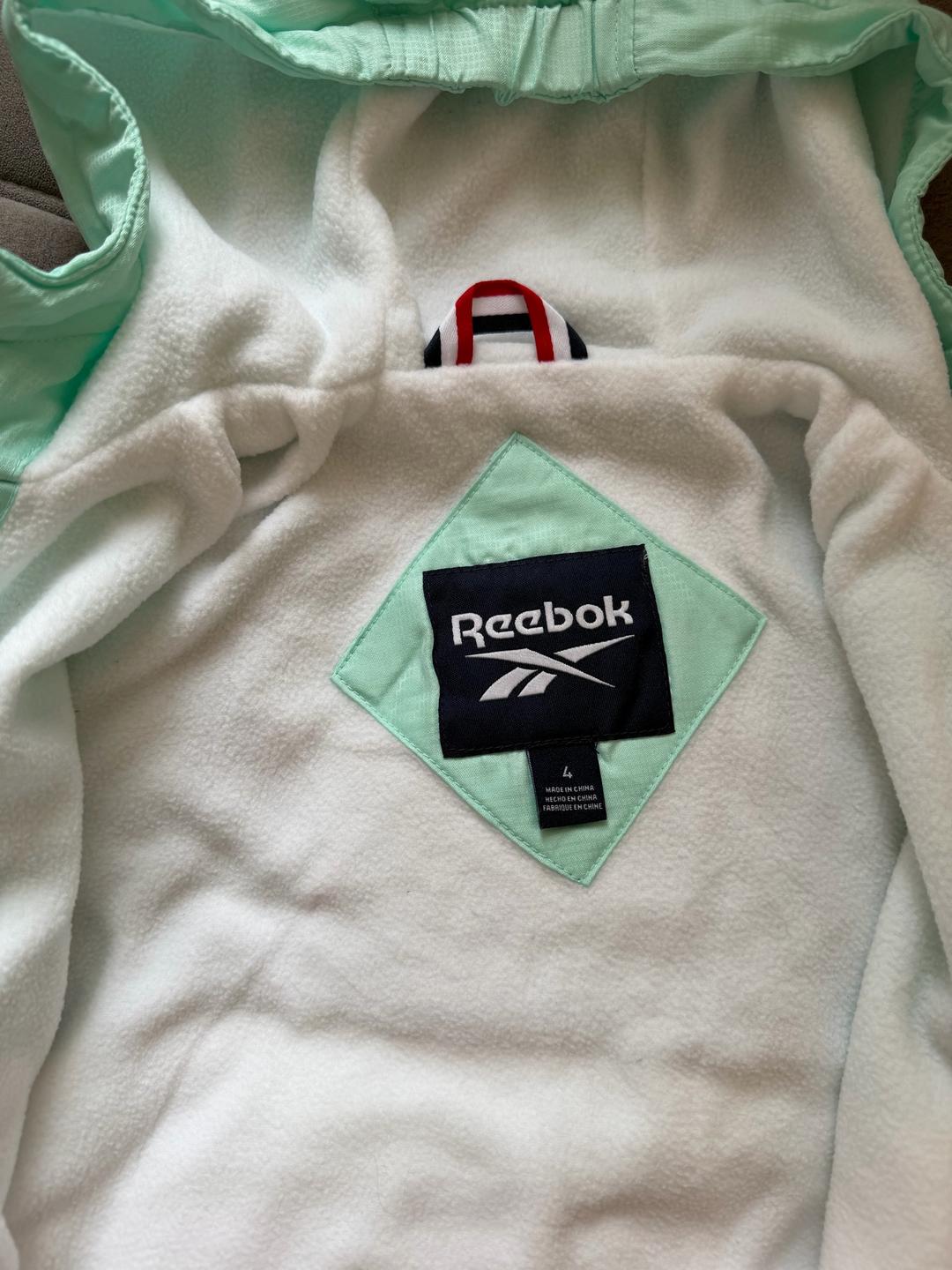 Reebok Ветровка на флисе, 4 г, новая — фото 2