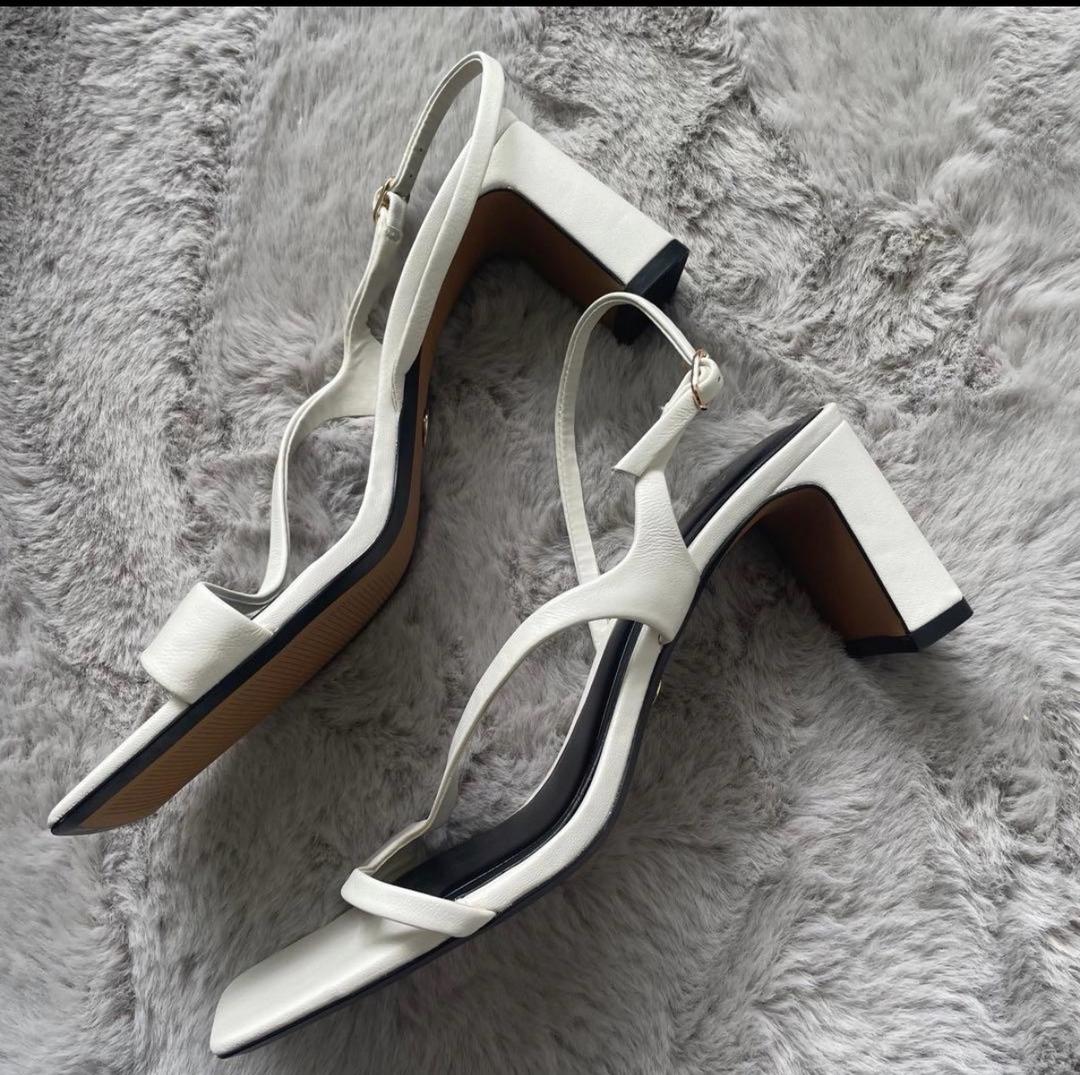 Zara Кожаные босоножки Zara — фото 2
