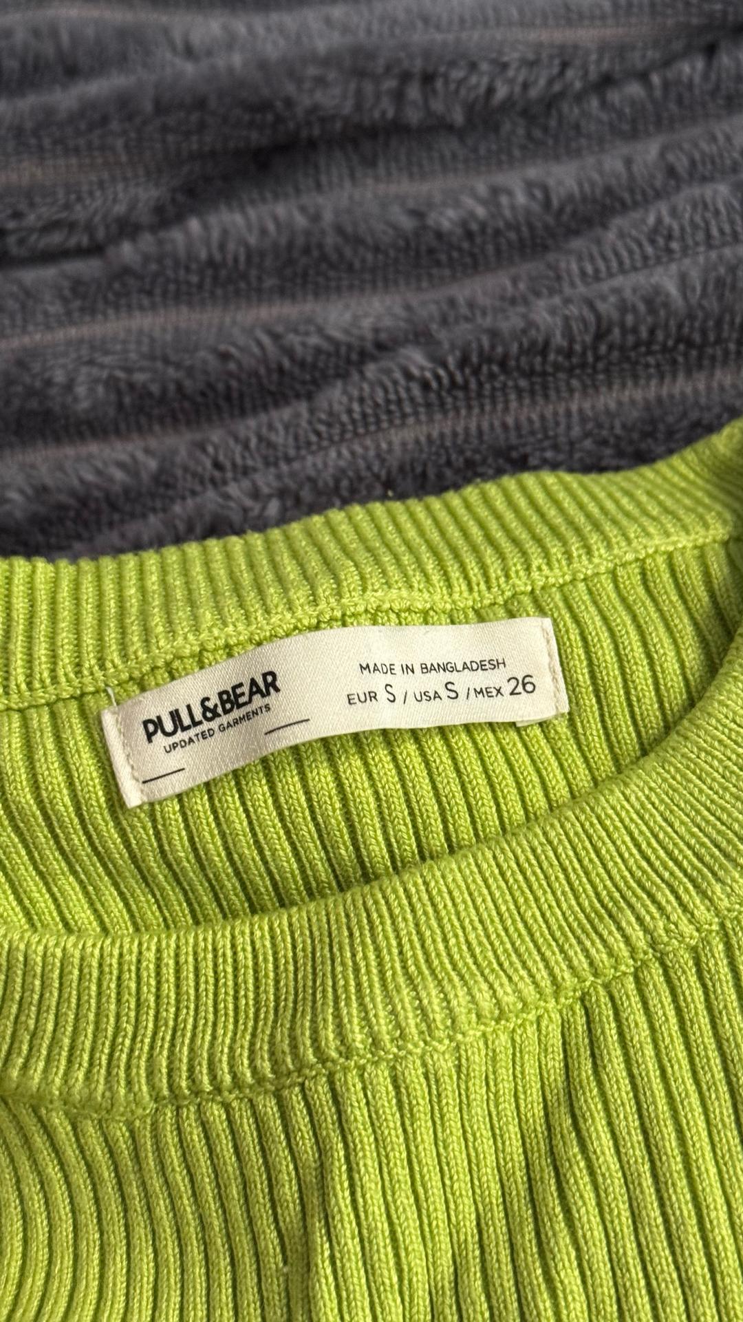 Pull & Bear Укороченный джемпер в рубчик PULL&BEAR — фото 2