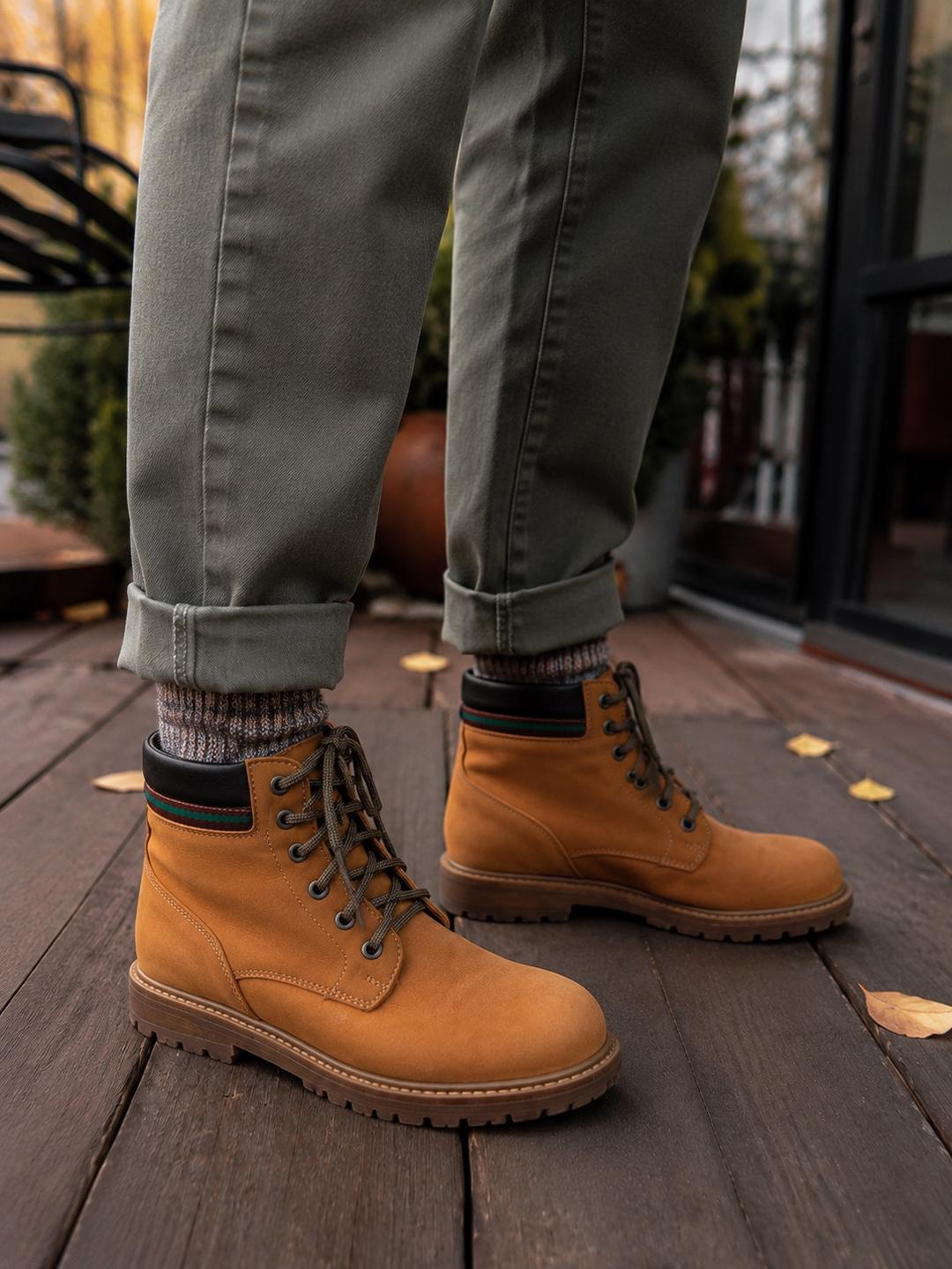 trekking Мужские Зимние ботинки в стиле Timberland 44 Размер Нубук — фото 2