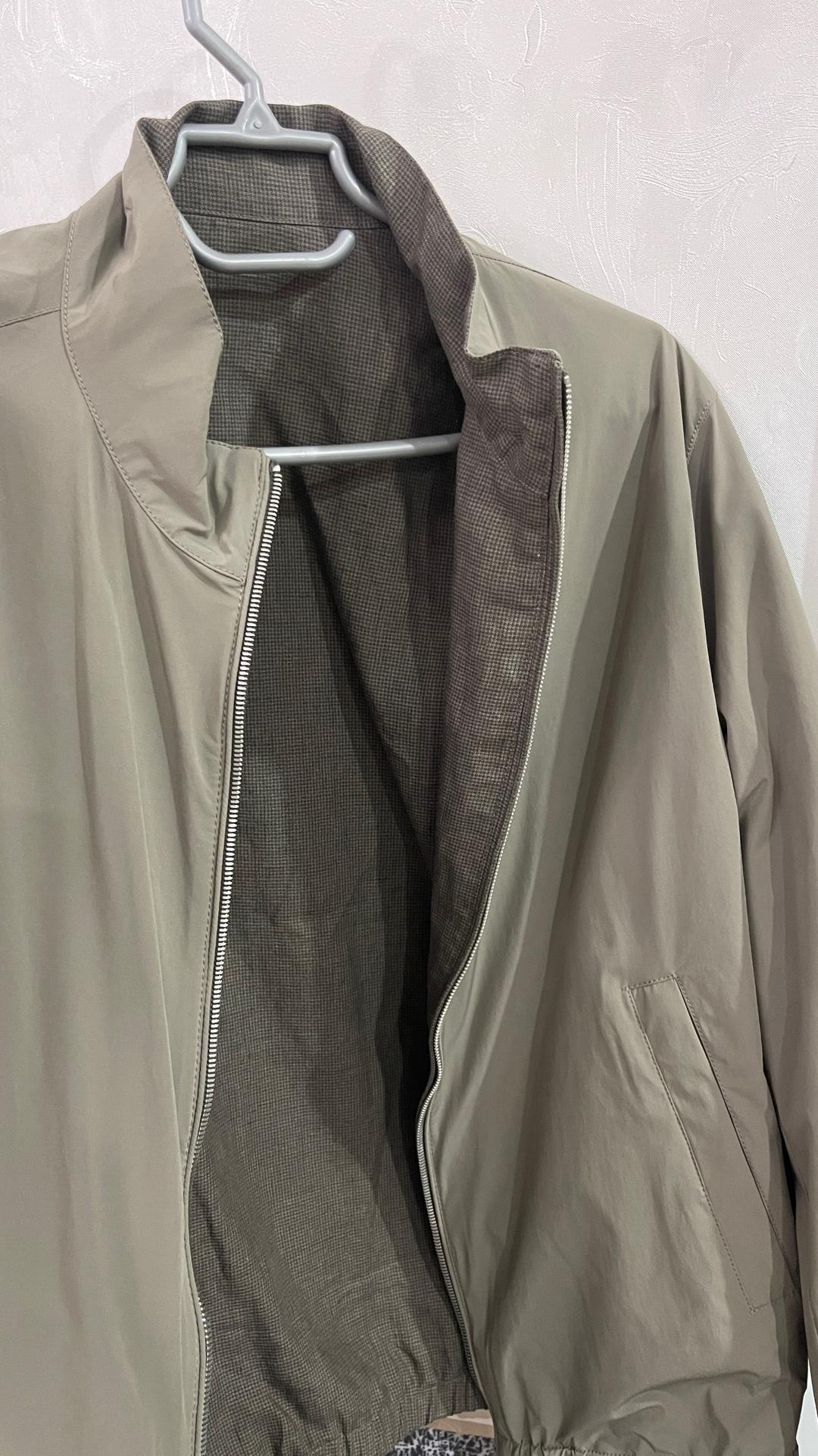 Massimo Dutti Двусторонняя мужская куртка на молнии с воротником-стойкой от Massimo Dutti — фото 2