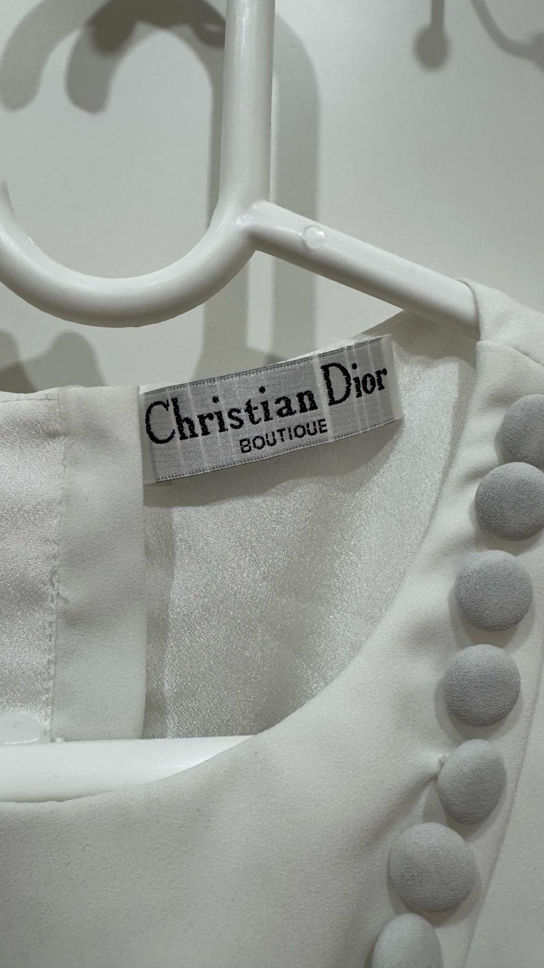 Dior Белое платье Christian Dior — фото 2