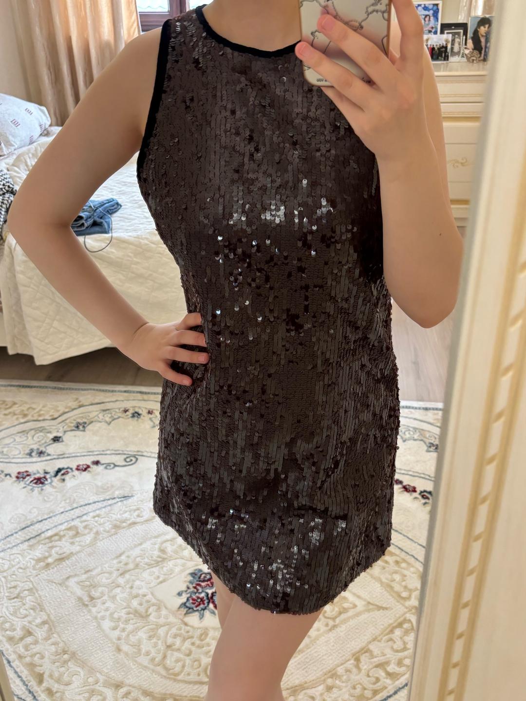 Zara Платье в паетку — фото 2