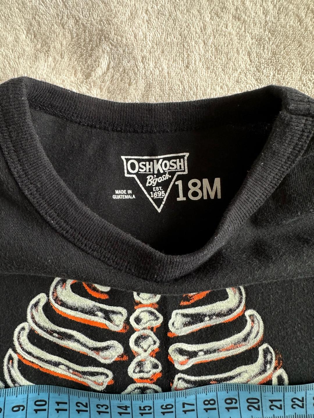 OshKosh B'gosh Лонгслив с принтом скелета — фото 2